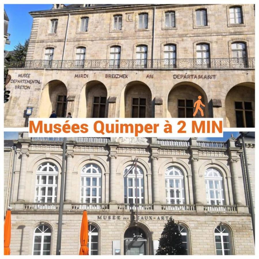 Cosy Appartement Hyper Centre-Ville Quimper Esterno foto
